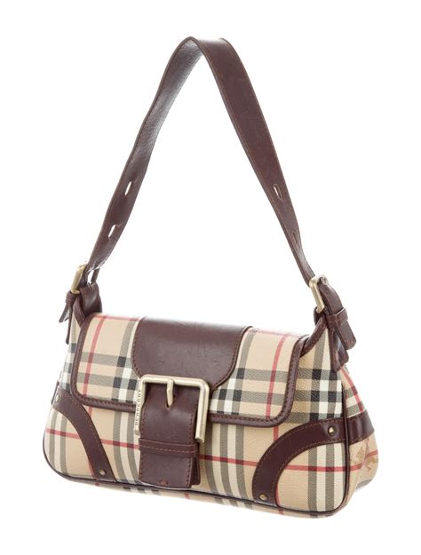 Burberry Nova Check Shoulder Bag .